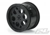ProLine Showtime Sprint Car 2.2 Hex Black Rear Wheels (2)