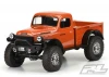ProLine 1946 Dodge Power Wagon Clear Body - Fits 313mm WB Crawlers