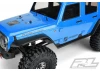 ProLine Jeep Wrangler Rubicon Unlimited Clear Body - Fits Traxxas TRX-4 (12.8 Inch Long Wheelbase)