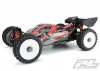 ProLine Badlands MX 1:8 Buggy M2 Tyres Pre Mounted on White Wheels (2)