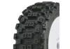 ProLine Badlands MX 1:8 Buggy M2 Tyres Pre Mounted on White Wheels (2)