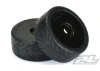 ProLine Avenger HP S3 Belted 1:8 Buggy Tyres - Mounted on Black Wheels (2)