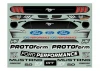 Protoform 2021 Ford Mustang GT Clear Bodyshell for Arrma Felony