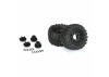 ProLine Interco TSL SX Super Swamper 2.8 Tyres Mounted on Black Raid 6X30 Removable Hex Wheels - 12mm Hex