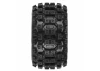 ProLine Badlands MX28 2.8 Tyres Mounted on Black Raid 6X30 Removable Hex Wheels - 12mm Hex