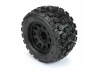 ProLine Badlands MX 3.8 Tyres Mounted on Raid Black 8X32 Wheels - 17mm Hex