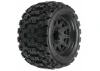 ProLine Badlands MX 3.8 Tyres Mounted on Raid Black 8X32 Wheels - 17mm Hex