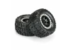 ProLine Trencher 4.3 Pro-Loc Tyres Mounted on IMPULSE Black X MAXX Wheels (2)