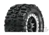 ProLine Trencher 4.3 Pro-Loc Tyres Mounted on IMPULSE Black X MAXX Wheels (2)