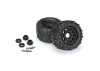 ProLine Trencher HP Belted 3.8 Tyres Mounted on Raid Black 8X32 Wheels - 17mm Hex ** CLEARANCE **