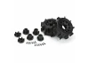 ProLine Sand Paw LP 2.8 Tyres Mounted on Black Raid 6X30 Wheels (2)