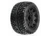 ProLine Street Fighter 2.8 Tyres Mounted on Black Raid 6X30 Removable Hex Wheels - 12mm Hex