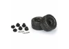 ProLine Trencher HP Belted 2.8 Tyres Mounted On Black 6X30 Removable Hex Wheels - 12mm Hex