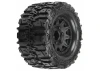 ProLine Trencher HP Belted 2.8 Tyres Mounted On Black 6X30 Removable Hex Wheels - 12mm Hex