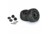 ProLine Trencher 3.8 LP Mounted on Black Raid 8x32 17mm Hex Wheels (2)