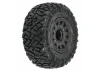 ProLine Icon SC 2.2/3.0 M2 Tyres On Raid 6X30 Black Wheels (2)