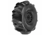 Dumont Sand/Snow Tires Mounted on Raid Black 6x30 17mm Hex UDR Rims (2)
