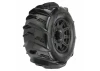 ProLine Dumont 3.8 Paddle Tyres Mounted on Black Raid 8x32 17mm Wheels (2)