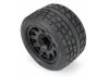 ProLine Menace HP 3.8 Belted Tyre On Raid Black 8x32 17mm Hex Wheels (2)