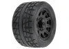 ProLine Menace HP 3.8 Belted Tyre On Raid Black 8x32 17mm Hex Wheels (2)