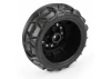 ProLine Dumont SC Front Paddle/Rib Tyres Mounted on On Raid 6X30 Wheels (2)