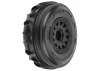 ProLine Dumont SC Front Paddle/Rib Tyres Mounted on On Raid 6X30 Wheels (2)