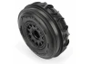 ProLine Dumont SC Front Paddle/Rib Tyres Mounted on On Raid 6X30 Wheels (2)