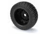 ProLine 1:7 Mirage TT Belted Tyres On 17mm Black Raid Wheels (2)