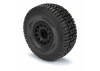 ProLine 1:7 Mirage TT Belted Tyres On 17mm Black Raid Wheels (2)