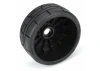 ProLine 1:8 Buggy Menace HP Belted Speed Run F/R Tires Mounted on Black 17mm Dish Wheels (2)