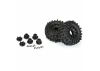 ProLine Mickey Thompson Baja Pro X 2.8 Tires Mounted on Raid Black Wheels (2) ** CLEARANCE **