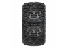ProLine Bonesaw 2.8 MT Tyres Mounted on 12/14mm Hex Black Raid Wheels (2)