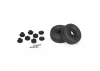 ProLine Mirage TT 2.2 /3.0 SC Tyres Mounted on Black Raid 12/14mm Hex Wheels (2)