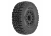 ProLine Mirage TT 2.2 /3.0 SC Tyres Mounted on Black Raid 12/14mm Hex Wheels (2)