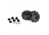 ProLine Sand Paw HP Belted 2.8 MT Tyres on 12/14mm Hex Black Wheels (2)