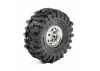 1/30 Baja Pro X Front/Rear Mounted Chrome Beast Tires (4): A