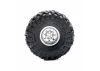 1/30 Baja Pro X Front/Rear Mounted Chrome Beast Tires (4): A