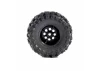 1/30 Baja Pro X Front/Rear Mounted Chrome Beast Tires (4): A