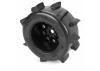 ProLine Sand Paw HP Belted 3.8 MT Tyres Mounted on Black 17mm Hex 8x32 Wheels (2)