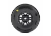 1:16 King Pin Front/Rear Tires MTD 12mm Black Split Six (4):
