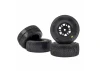 1:16 King Pin Front/Rear Tires MTD 12mm Black Split Six (4):