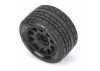1:18 Menace F/R Street Tires MTD 12mm Black Raid (4): Granit