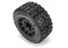 ProLine Jaeger HP Belted 2.8 Tyres Mounted on 12mm/14mm Black Raid Wheels (2)