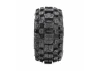 ProLine Badlands Tyres Mounted on 12mm Hex Black Split Six Wheels (2)