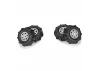 ProLine Dumont Tyres Mounted on 12 mm Black IMPULSE Wheels (4) - Mojave GROM