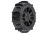 ProLine Dumont Tyres Mounted on 12mm Hex Black Mach-10 Wheels (4) - Typhon GROM