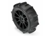 ProLine Dumont Tyres Mounted on 12mm Hex Black Mach-10 Wheels (4) - Typhon GROM