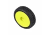 1/24 Electron 2.0 Buggy F/R Tires Mounted 7mm Yellow (4): Mi