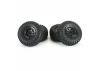 ProLine Aztek Front/Rear Mounted Black Clobber (4) for Axial SCX30