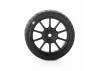 1:14 Vector Tire MTD 12mm Black Velocity Wheel (4): ARRMA TY